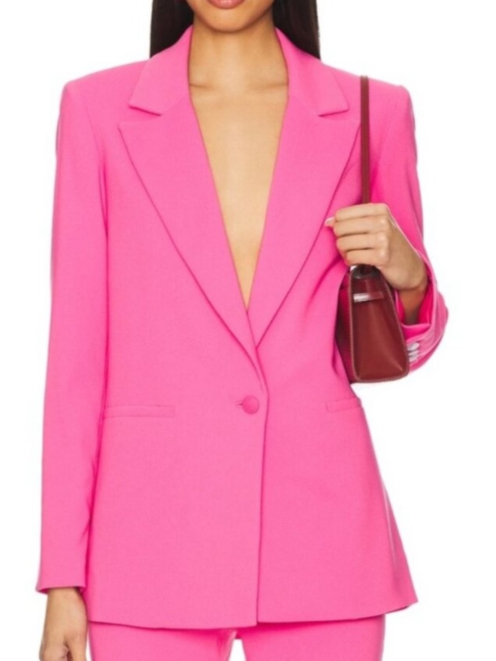 Alice & Olivia Wild Pink Denny Blazer- Worn Twice!